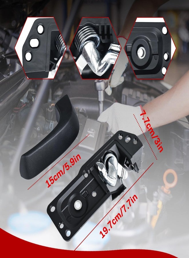 FAERSI Interior Door Handle Kit Front/Rear Right Passenger Side for 2007-2014 Chevy Silverado, Tahoe, Suburban, Avalanche, GMC Sierra, Yukon, Yukon XL, Cadillac Escalade Replaces# 20833602, 80375 - Image 3